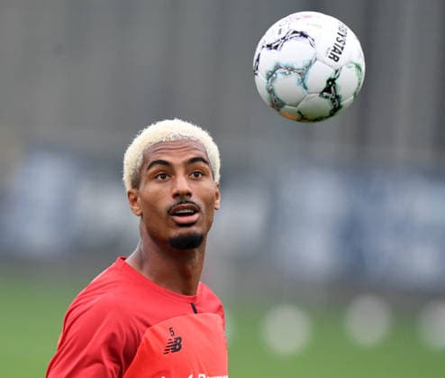 18.08.2026, xophax, Fussball 1.Bundesliga, Bayer 04 Leverkusen , Training , Saison 2026 2027. Loic Bade ( Bayer 04 Leverkusen ) Leverkusen *** August 18, 2026, xophax, Soccer, Bundesliga 1, Bayer 04 Leverkusen, Training, 2026–2027 Season, Loic Bade, Bayer 04 Leverkusen, Leverkusen