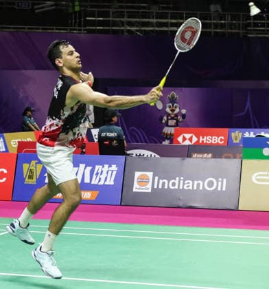 RECORD DATE NOT STATED BWF Badminton World Championships: India vs Canada New Delhi, Aug 18 (ANI): India s Rohan Kapoor in action against Canada s Jonathan Bing Tsan Lai and Crystal Lai in the mixed doubles category during the BWF Badminton World Championships at Indira Gandhi Indoor Stadium, in New Delhi on Tuesday. New Delhi Delhi India Copyright: xANIx ANI_20260818054