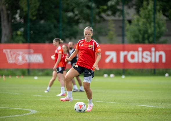 Fußball, Frauen, Saison 2026 2027, Google Pixel Frauen-Bundesliga, 1. FC Union Berlin, Training, Lisa Heiseler (1. Frauen 1. FC Union), 18.08.2026, *** Soccer, Women, 2026–2027 Season, Google Pixel Women s Bundesliga, 1. FC Union Berlin, Practice, Lisa Heiseler, 1. FC Union Women s Team, August 18, 2026, Copyright: xMatthiasxKochx