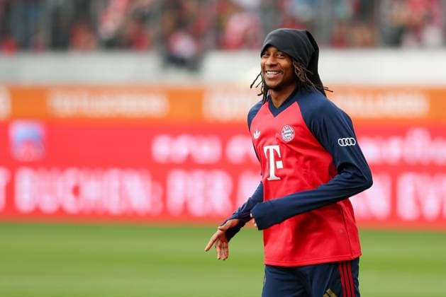 Michael Olise 17 (FC Bayern Muenchen) beim warm up, 1. FC Heidenheim 1846 vs. FC Bayern Muenchen, Fussball, Testspiel, 18.08.2026 Heidenheim Baden-Wuerttemberg Deutschland *** Michael Olise, 17, FC Bayern Munich during warm-ups; 1 FC Heidenheim 1846 vs. FC Bayern Munich; soccer; friendly match; August 18, 2026; Heidenheim, Baden-Württemberg, Germany Copyright: xkolbert-press ChristianxKolbertx