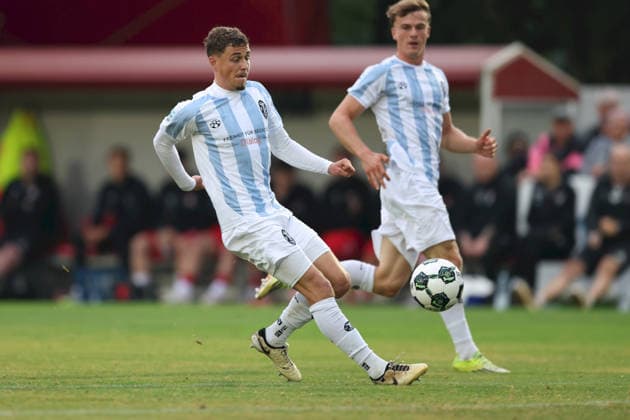18.08.2026, Herren, Fussball, Saison 2026 2027, Regionalliga Bayern, 5. Spieltag: TSV Aubstadt - TSV 1860 Muenchen Benedikt Hoppe ( 6, TSV 1860 München) Sulzfeld Schulstadion Aubstadt (NGN Arena) Bayern Deutschland *** August 18, 2026, Men s, Soccer, 2026–2027 season, Bavarian Regional League, Matchday 5: TSV Aubstadt vs. TSV 1860 Munich, Benedikt Hoppe 6, TSV 1860 Munich, Sulzfeld, Schulstadion Aubstadt, NGN Arena, Bavaria, Germany