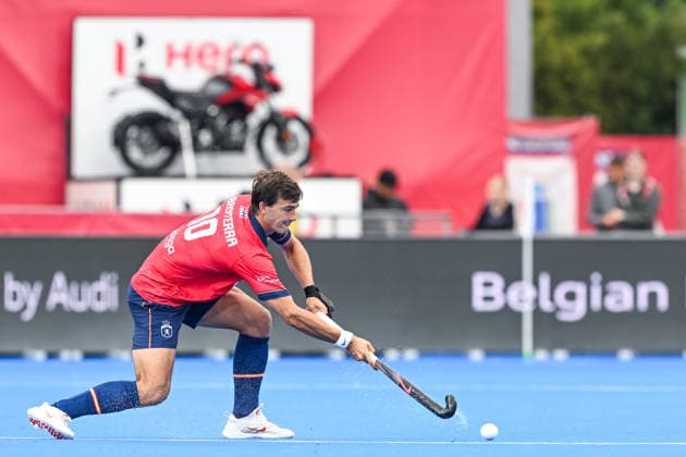 Hockey World Cup Belgium & The Netherlands 2026 - Men - Spain vs Australia Jose Basterra (10) of Spain pictured during a hockey game between Spain and Australia , the second (out of three) matches during the group stage of the men 2026 Hockey World Cup , on Tuesday 18 August 2026 in Wavre , Belgium . PHOTO SPORTPIX Stijn Audooren Wavre Belfius Hockey Arena Waals-Brabant Belgium  Copyright: xSportpix.bex xStijnxAudoorenxStijnxAudoorenx