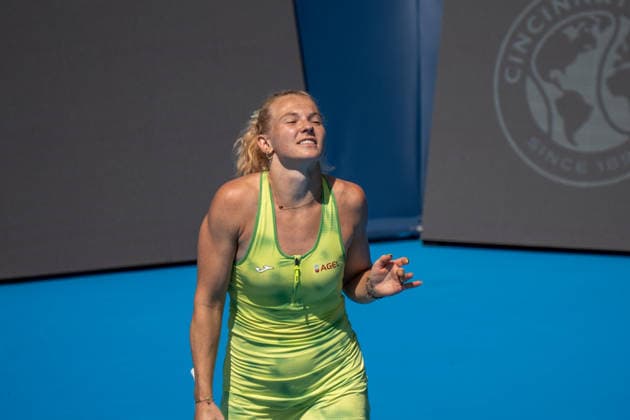 Cincinnati Open Third Round: Madison Keys Vs Katerina Siniakova Katerina Siniakova is seen during her third round match with Madison Keys at the Cincinnati Open in Mason, Ohio, on August 18, 2026. Mason Ohio United States  Copyright: xJasonxWhitmanx originalFilename:whitman-cincinna260818_npJzJ.jpg
