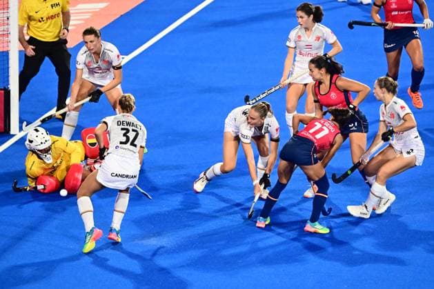 Spain v Belgium - FIH Hockey World Cup 2026 WAVRE, BELGIUM - AUGUST 18 : Elodie Picard of Belgium in action during the FIH Hockey World Cup 2026 first phase group pool C match between Spain and Belgium on August 18, 2026 in Wavre, Belgium, 18 08 2026 Wavre Belgium  Copyright: xPeterxDexVoechtx