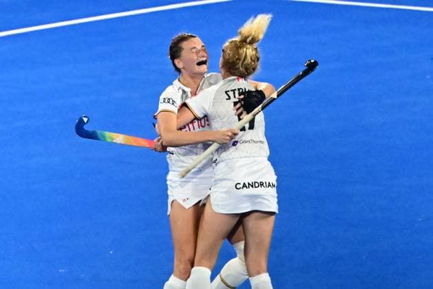 Spain v Belgium - FIH Hockey World Cup 2026 WAVRE, BELGIUM - AUGUST 18 : Stephanie Vanden Borre of Belgium celebrates scoring a goal during the FIH Hockey World Cup 2026 first phase group pool C match between Spain and Belgium on August 18, 2026 in Wavre, Belgium, 18 08 2026 Wavre Belgium  Copyright: xPeterxDexVoechtx