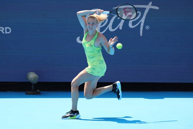 August 18, 2026, Mason, Oh, USA: Cincinnati Open Tennis 2026 - Katerina Siniakova hits a ball against Madison Keys. 2026 08 18. ZUMAPress Mason USA - ZUMAn24_ 20260818_zaf_n24_039 Copyright: xWallyxNellx