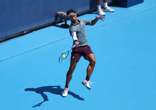 August 18, 2026, Mason, Ohio, USA: LORENZO MUSETTI of Italy during the match against M. Zheng of USA in the third round of tennis tournament ATP, Tennis Herren 1000 Cincinnati Open in Mason, USA. Musetti 6:1, 6:3. Mason USA - ZUMAc278 20260818_zsp_c278_010 Copyright: xMarcinxCholewinskix