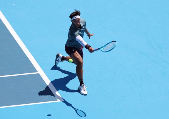 August 18, 2026, Mason, Ohio, USA: LORENZO MUSETTI of Italy during the match against M. Zheng of USA in the third round of tennis tournament ATP, Tennis Herren 1000 Cincinnati Open in Mason, USA. Musetti 6:1, 6:3. Mason USA - ZUMAc278 20260818_zsp_c278_018 Copyright: xMarcinxCholewinskix