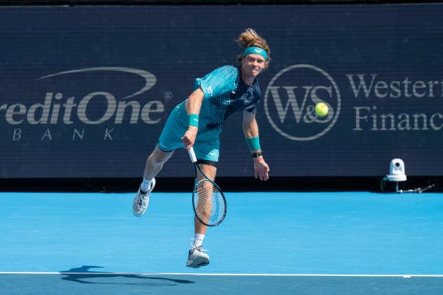 Cincinnati Open Third Round: Andrey Rublev Vs. Nuno Borges Andrey Rublev is seen during his third-round match against Nuno Borges at the Cincinnati Open in Mason, Ohio, on August 18, 2026. Mason Ohio United States  Copyright: xJasonxWhitmanx originalFilename:whitman-cincinna260818_npJmi.jpg