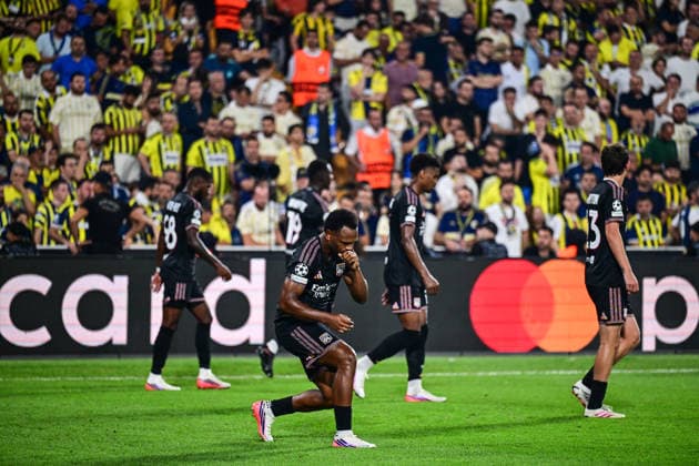 Fenerbahce v Olympique Lyonnais - UEFA Champions League ISTANBUL, TURKIYE - AUGUST 18: Lois Openda of Olympique Lyonnais celebrates after score a goal the UEFA Champions League play-off round first-leg match between Fenerbahce and Olympique Lyonnais at Chobani Stadium on August 18, 2026, in Istanbul, Turkiye. Cem Tekkesinoglu Anadolu Istanbul Turkey. Editorial use only. Please get in touch for any other usage.  Copyright: x2026xAnadoluxCemxTekkesinoglux