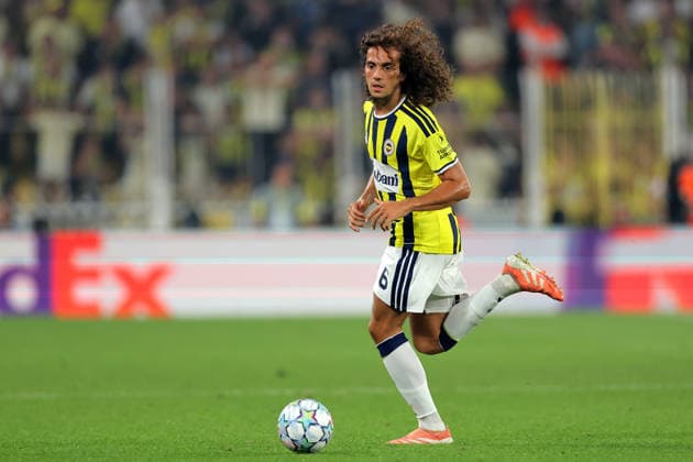 2026-08-18 Fenerbahce v Olympique Lyonnais - UEFA Champions League 2026 27 Play-Offs First Leg ISTANBUL, TURKEY - AUGUST 18: Matteo Guendouzi of Fenerbahce during the UEFA Champions League 2026 27 Play-Offs First Leg match between Fenerbahce and Olympique Lyonnais at Sukru Saracoglu Stadium on August 18, 2026 in Istanbul, Turkey. (Photo by BSR Agency) Istanbul Turkey Content not available for redistribution in The Netherlands directly or indirectly through any third parties. Copyright: xBSRxAgencyx