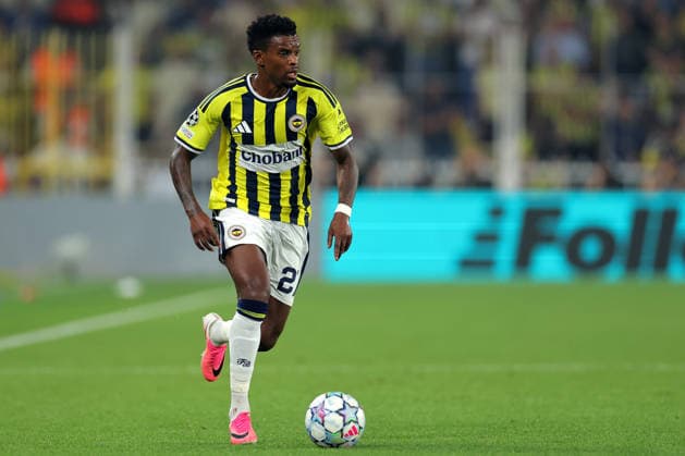 2026-08-18 Fenerbahce v Olympique Lyonnais - UEFA Champions League 2026 27 Play-Offs First Leg ISTANBUL, TURKEY - AUGUST 18: Nelson Semedo of Fenerbahce during the UEFA Champions League 2026 27 Play-Offs First Leg match between Fenerbahce and Olympique Lyonnais at Sukru Saracoglu Stadium on August 18, 2026 in Istanbul, Turkey. (Photo by BSR Agency) Istanbul Turkey Content not available for redistribution in The Netherlands directly or indirectly through any third parties. Copyright: xBSRxAgencyx