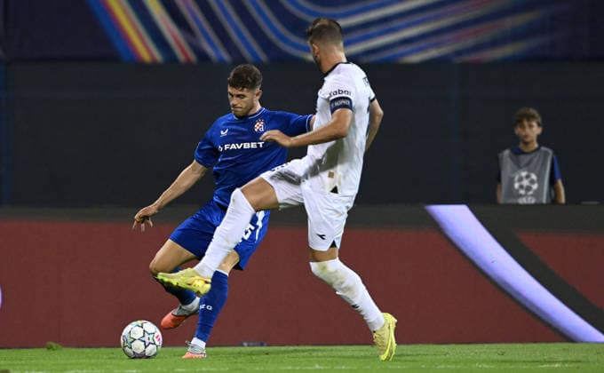 GNK Dinamo Zagreb v Viking - UEFA Champions League 2026 27 Play-Offs First Leg Moris Valincic of GNK Dinamo Zagreb in actioni during the UEFA Champions League 2026 27 play-offs first leg match between GNK Dinamo Zagreb and Viking at Maksimir Stadium on August 18, 2026 in Zagreb, Croatia.  MarkoxLukunic PIXSELL