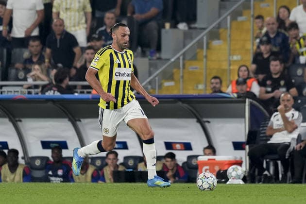 Fenerbahce v Olympique Lyonnais - UEFA Champions League ISTANBUL, TURKIYE - AUGUST 18: Vedat Muriqi of Fenerbahce in action during the UEFA Champions League play-off round first-leg match between Fenerbahce and Olympique Lyonnais at Chobani Stadium on August 18, 2026, in Istanbul, Turkiye. Arife Karakum Anadolu Istanbul Turkey. Editorial use only. Please get in touch for any other usage.  Copyright: x2026xAnadoluxArifexKarakumx