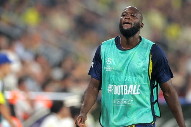 2026-08-18 Fenerbahce v Olympique Lyonnais - UEFA Champions League 2026 27 Play-Offs First Leg ISTANBUL, TURKEY - AUGUST 18: Romelu Lukaku of Fenerbahce during the UEFA Champions League 2026 27 Play-Offs First Leg match between Fenerbahce and Olympique Lyonnais at Sukru Saracoglu Stadium on August 18, 2026 in Istanbul, Turkey. (Photo by BSR Agency) Istanbul Turkey Content not available for redistribution in The Netherlands directly or indirectly through any third parties. Copyright: xBSRxAgencyx