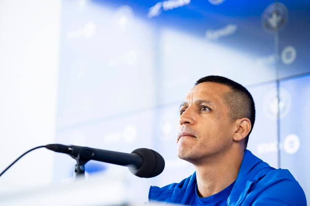 August 18, 2026, Montreal, Pq, Canada: CF MontrealöÄÃ s Alexis Sanchez (10) takes part in a news conference in Montreal on Tuesday, August 18, 2026. Canada News - August 18, 2026  - ZUMAc35_ 20260818_zaf_c35_010 Copyright: xChristopherxKatsarovx