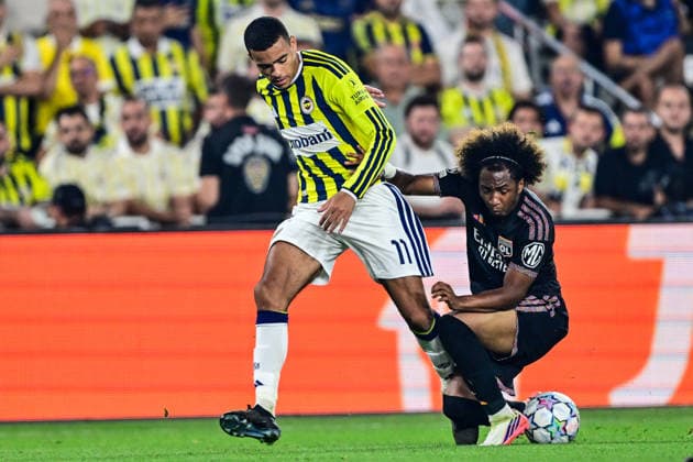 Fenerbahce v Olympique Lyonnais - UEFA Champions League ISTANBUL, TURKIYE - AUGUST 18: Mason Greenwood of Fenerbahce in action during the UEFA Champions League play-off round first-leg match between Fenerbahce and Olympique Lyonnais at Chobani Stadium on August 18, 2026, in Istanbul, Turkiye. Cem Tekkesinoglu Anadolu Istanbul Turkey. Editorial use only. Please get in touch for any other usage.  Copyright: x2026xAnadoluxCemxTekkesinoglux