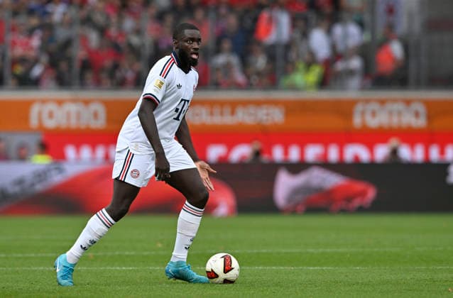Dayot Upamecano FC Bayern Muenchen FCB (02) Aktion am Ball 1. FC Heidenheim 1846 FCH vs FC Bayern Muenchen FCB TESTSPIEL 18.08.2026 DFL REGULATIONS PROHIBIT ANY USE OF PHOTOGRAPHS AS IMAGE SEQUENCES AND OR QUASI-VIDEO 1. FC Heidenheim 1846 FCH vs FC Bayern Muenchen FCB TESTSPIEL *** Dayot Upamecano FC Bayern Munich FCB 02 Action on the Ball 1 FC Heidenheim 1846 FCH vs. FC Bayern Munich FCB Friendly Match August 18, 2026 DFL regulations prohibit any use of photographs as imSEQUENCES AND OR QUASI-VIDEO 1 FC Heidenheim 1846 (FCH) vs. FC Bayern Munich (FCB) Friendly Match