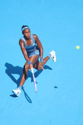 August 18, 2026, Mason, Oh, USA: Cincinnati Open Tennis 2026 - Coco Gauff hits a ball against Ann Li in the Cincinnati Open Tennis Tournament held in Mason OH. 2026 08 18. ZUMAPress Mason USA - ZUMAn24_ 20260818_zaf_n24_161 Copyright: xWallyxNellx