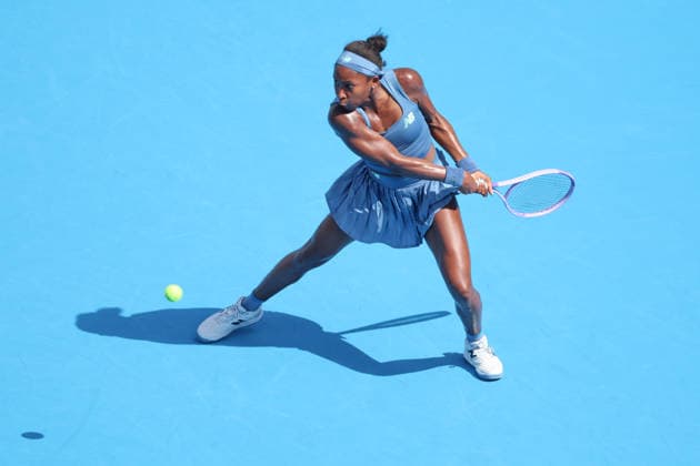 August 18, 2026, Mason, Oh, USA: Cincinnati Open Tennis 2026 - Coco Gauff hits a ball against Ann Li in the Cincinnati Open Tennis Tournament held in Mason OH. 2026 08 18. ZUMAPress Mason USA - ZUMAn24_ 20260818_zaf_n24_167 Copyright: xWallyxNellx
