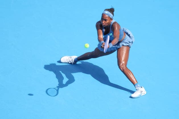 August 18, 2026, Mason, Oh, USA: Cincinnati Open Tennis 2026 - Coco Gauff hits a ball against Ann Li in the Cincinnati Open Tennis Tournament held in Mason OH. 2026 08 18. Cincinnati Open Tennis 2026  - ZUMAn24_ 20260818_zaf_n24_220 Copyright: xWallyxNellx