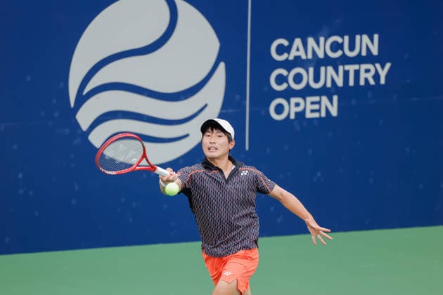 CANCUN COUNTRY OPEN 2026 CANCUN COUNTRY OPEN 2026 LUIS CARLOS ALVAREZ VS RIO NOGUCHI 18082026 CANCUN, QUINTANA ROO. Action photo of Rio Nogucho of Japan, during game of the Cancun Country Open 2026 Tennis 125 Challenger tournament held at the Cancun Country Club of Cancun, Quintana Roo, Mexico. Foto de accion de Rio Noguchi de Japon, durante juego clasificatorio del Cancun Country Open 2026 ATP, Tennis Herren 125 Challenger que se celebra en el Cancun Country Club de Cancun, Quintana Roo, Mexico. PHOTO BY IMAGENSHOP AGENCIA FOTOGRAFICA CANCUN QUINTANA ROO MEXICO *** CANCUN COUNTRY OPEN 2026 CANCUN COUNTRY OPEN 2026 LUIS CARLOS ALVAREZ VS RIO NOGUCHI 08 18 2026 CANCUN, QUINTANA ROO Action photo of Rio Noguchi of Japan during a match at the 2026 Cancun Country Open Tennis 125 Challenger tournament held at the Cancun Country Club in Cancun, Quintana Roo, Mexico Action photo of Rio Noguchi of Japan, during a qualifying match of the Cancun Country Open 2026 ATP 125 Challenger held at the Cancun Country Club in Cancun, Quintana Roo, Mexico. PHOTO BY IMAGENSHOP PHOTO AGENCY, CANCUN, QUINTANA ROO, MEXICO Copyright: xIMAGENSHOPxAGENCIAxFOTOGRAFICAx