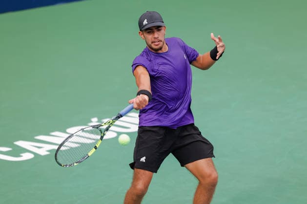 CANCUN COUNTRY OPEN 2026 CANCUN COUNTRY OPEN 2026 LUIS CARLOS ALVAREZ VS RIO NOGUCHI 18082026 CANCUN, QUINTANA ROO. Action photo of Luis Carlos Alvarez of Mexico, during game of the Cancun Country Open 2026 Tennis 125 Challenger tournament held at the Cancun Country Club of Cancun, Quintana Roo, Mexico. Foto de accion de Luis Carlos Alvarez de Mexico, durante juego clasificatorio del Cancun Country Open 2026 ATP, Tennis Herren 125 Challenger que se celebra en el Cancun Country Club de Cancun, Quintana Roo, Mexico. PHOTO BY IMAGENSHOP AGENCIA FOTOGRAFICA CANCUN QUINTANA ROO MEXICO *** CANCUN COUNTRY OPEN 2026 CANCUN COUNTRY OPEN 2026 LUIS CARLOS ALVAREZ VS RIO NOGUCHI 08 18 2026 CANCUN, QUINTANA ROO Action photo of Luis Carlos Alvarez of Mexico during a match at the 2026 Cancun Country Open Tennis 125 Challenger tournament held at the Cancun Country Club in Cancun, Quintana Roo, Mexico Action photo of Luis Carlos Alvarez of Mexico, during a qualifying match at the 2026 Cancun Country Open ATP 125 Challenger, held at the Cancun Country Club in Cancun, Quintana Roo, Mexico. PHOTO BY IMAGENSHOP PHOTO AGENCY CANCUN, QUINTANA ROO, MEXICO Copyright: xIMAGENSHOPxAGENCIAxFOTOGRAFICAx