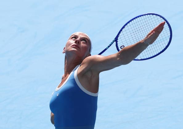 Sport Bilder des Tages #2 August 18, 2026, Mason, Ohio, USA: MARTA KOSTYUK of Ukraine during the match against S. Stephens of USA in the third round of tennis tournament WTA, Tennis Damen 1000 Cincinnati Open in Mason, USA. Kostyuk won 7:5, 7:5. Mason USA - ZUMAc278 20260818_zsp_c278_026 Copyright: xMarcinxCholewinskix