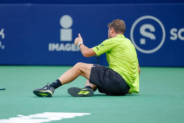 CANCUN COUNTRY OPEN 2026 CANCUN COUNTRY OPEN 2026 DALIBOR SVRCINA VS STAN WAWRINKA 18082026 CANCUN, QUINTANA ROO. Action photo of Stan Wawrinka of Swtizerland, during game of the Cancun Country Open 2026 Tennis 125 Challenger tournament held at the Cancun Country Club of Cancun, Quintana Roo, Mexico. Foto de accion de Stan Wawrinka de Suiza, durante juego clasificatorio del Cancun Country Open 2026 ATP, Tennis Herren 125 Challenger que se celebra en el Cancun Country Club de Cancun, Quintana Roo, Mexico. PHOTO BY IMAGENSHOP AGENCIA FOTOGRAFICA CANCUN QUINTANA ROO MEXICO *** CANCUN COUNTRY OPEN 2026 CANCUN COUNTRY OPEN 2026 DALIBOR SVRCINA VS STAN WAWRINKA 08 18 2026 CANCUN, QUINTANA ROO Action photo of Stan Wawrinka of Switzerland during a match at the 2026 Cancun Country Open Tennis 125 Challenger tournament held at the Cancun Country Club in Cancun, Quintana Roo, Mexico Action photo of Stan Wawrinka of Switzerland, during a qualifying match at the 2026 Cancun Country Open ATP 125 Challenger tournament held at the Cancun Country Club in Cancun, Quintana Roo, Mexico. PHOTO BY IMAGENSHOP PHOTO AGENCY CANCUN, QUINTANA ROO, MEXICO Copyright: xIMAGENSHOPxAGENCIAxFOTOGRAFICAx