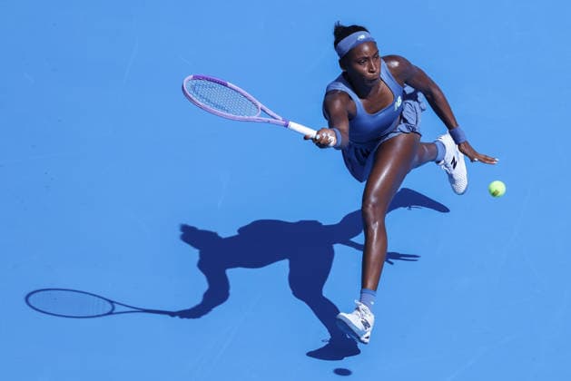 August 18, 2026, Mason, Ohio, U.S: Coco Gauff (USA) hits a forehand shot during TuesdayÃ¢â‚¬â ¢s third round at the Cincinnati Open at the Lindner Family Tennis Center , Mason, Oh. Mason U.S - ZUMAs304 20260818_zaf_s304_006 Copyright: xScottxStuartx