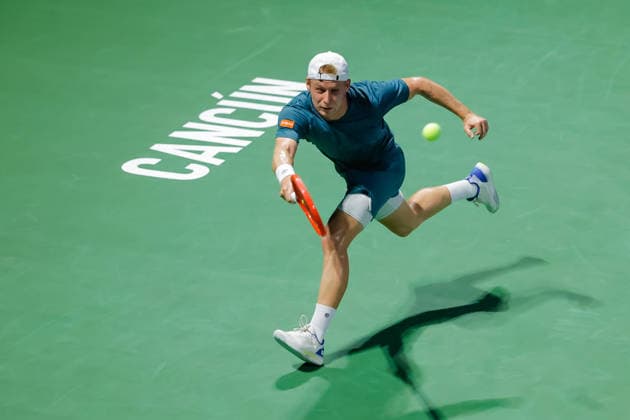 CANCUN COUNTRY OPEN 2026 CANCUN COUNTRY OPEN 2026 GAUTHIER ONCLIN VS ALEJANDRO MORO CANAS 18082026 CANCUN, QUINTANA ROO. Action photo of Gauthier Onclin of Belgium, during game of the Cancun Country Open 2026 Tennis 125 Challenger tournament held at the Cancun Country Club of Cancun, Quintana Roo, Mexico. Foto de accion de Gauthier Onclin de Belgium, durante juego del Cancun Country Open 2026 ATP, Tennis Herren Tennis 125 Challenger que se celebra en el Cancun Country Club de Cancun, Quintana Roo, Mexico. PHOTO BY IMAGENSHOP AGENCIA FOTOGRAFICA CANCUN QUINTANA ROO MEXICO *** CANCUN COUNTRY OPEN 2026 CANCUN COUNTRY OPEN 2026 GAUTHIER ONCLIN VS ALEJANDRO MORO CANAS 08 18 2026 CANCUN, QUINTANA ROO Action photo of Gauthier Onclin of Belgium during a match at the 2026 Cancun Country Open Tennis 125 Challenger tournament held at the Cancun Country Club in Cancun, Quintana Roo, Mexico Action photo of Gauthier Onclin of Belgium, during a match at the 2026 Cancun Country Open ATP Tennis 125 Challenger, held at the Cancun Country Club in Cancun, Quintana Roo, Mexico. PHOTO BY IMAGENSHOP PHOTO AGENCY CANCUN, QUINTANA ROO, MEXICO Copyright: xIMAGENSHOPxAGENCIAxFOTOGRAFICAx
