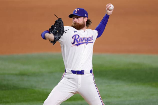 August 18, 2026, Arlington, Texas, USA: Texas Rangers pitcher ROBBY AHLSTROM (54) pitches during the eighth inning in a baseball game, Tuesday, Aug. 18, 2026, in Arlington, Texas. Arlington USA - ZUMAa325 20260818_zsa_a325_013 Copyright: xDavidxBalleringxIix