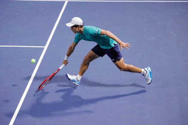 CANCUN COUNTRY OPEN 2026 CANCUN COUNTRY OPEN 2026 ALAN MAGADAN VS RIO NOGUCHI 18082026 CANCUN, QUINTANA ROO. Action photo of Rio Noguchi of Japan, during game of the Cancun Country Open 2026 Tennis 125 Challenger tournament held at the Cancun Country Club of Cancun, Quintana Roo, Mexico. Foto de accion de Rio Noguchi de Japon, durante juego del Cancun Country Open 2026 ATP125 Challenger que se celebra en el Cancun Country Club de Cancun, Quintana Roo, Mexico. PHOTO BY IMAGENSHOP AGENCIA FOTOGRAFICA CANCUN QUINTANA ROO MEXICO *** CANCUN COUNTRY OPEN 2026 CANCUN COUNTRY OPEN 2026 ALAN MAGADAN VS RIO NOGUCHI 08 18 2026 CANCUN, QUINTANA ROO Action photo of Rio Noguchi of Japan during a match at the 2026 Cancun Country Open Tennis 125 Challenger tournament held at the Cancun Country Club in Cancun, Quintana Roo, Mexico Action photo of Rio Noguchi of Japan, during a match at the 2026 Cancun Country Open ATP125 Challenger, held at the Cancun Country Club in Cancun, Quintana Roo, Mexico. PHOTO BY IMAGENSHOP PHOTOGRAPHY AGENCY, CANCUN, QUINTANA ROO, MEXICO Copyright: xIMAGENSHOPxAGENCIAxFOTOGRAFICAx