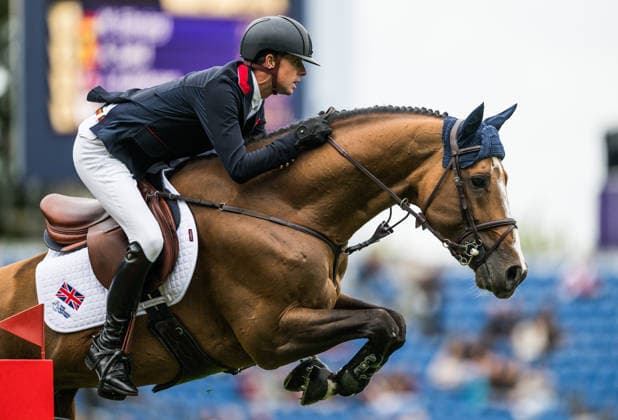 260819 Ben Maher of Great Britain with horse Point Break compete in the team and individual jumping qualifier round one during day 9 of the 2026 FEI World Championships on August 19, 2026 in Aachen. Photo: Emma Wallskog BILDBYRAN kod EW EW0689 ridsport equestrian rid-vm 2026 2026 fei world championships bbeng ridsport-vm hoppning jumping *** August 19, 2026: Ben Maher of Great Britain, riding Point Break, competed in the first round of the team and individual show jumping qualifiers on Day 9 of the 2026 FEI World Championships on August 19, 2026 in Aachen. Photo by Emma Wallskog, BILDBYRAN, code EW EW0689. equestrian sports, 2026 World Championships, 2026 FEI World Championships, BBENG, equestrian sports, World Championships, show jumping  Copyright: EMMAxWALLSKOG BB260819EW014