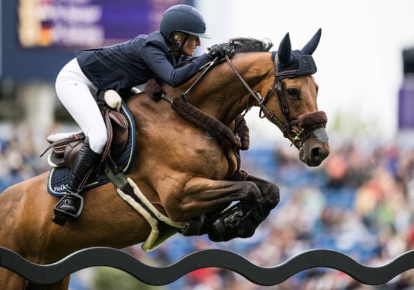 260819 Petronella Andersson of Sweden with horse Odina van Klapscheut compete in the team and individual jumping qualifier round one during day 9 of the 2026 FEI World Championships on August 19, 2026 in Aachen. Photo: Emma Wallskog BILDBYRAN kod EW EW0689 ridsport equestrian rid-vm 2026 2026 fei world championships bbeng ridsport-vm hoppning jumping sverige *** August 19, 2026: Petronella Andersson of Sweden, riding Odina van Klapscheut, competed in the first round of the team and individual show jumping qualifiers on Day 9 of the 2026 FEI World Championships, 2026 in Aachen. Photo by Emma Wallskog, BILDBYRAN, code EW EW0689. equestrian sports, 2026 World Championships, 2026 FEI World Championships, BBENG, equestrian sports, World Championships, show jumping, Sweden  Copyright: EMMAxWALLSKOG BB260819EW020