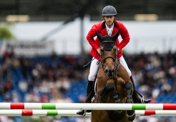 260819 Pieter Devos of Belgium with horse Casual compete in the team and individual jumping qualifier round one during day 9 of the 2026 FEI World Championships on August 19, 2026 in Aachen. Photo: Emma Wallskog BILDBYRAN kod EW EW0689 ridsport equestrian rid-vm 2026 2026 fei world championships bbeng ridsport-vm hoppning jumping *** August 19, 2026: Pieter Devos of Belgium, riding Casual, competes in the first round of the team and individual show jumping qualifiers on Day 9 of the 2026 FEI World Championships on August 19, 2026 in Aachen. Photo by Emma Wallskog. BILDBYRAN code EW EW0689 equestrian sports 2026 World Championships 2026 FEI World Championships BBENG equestrian sports World Championships show jumping  Copyright: EMMAxWALLSKOG BB260819EW035