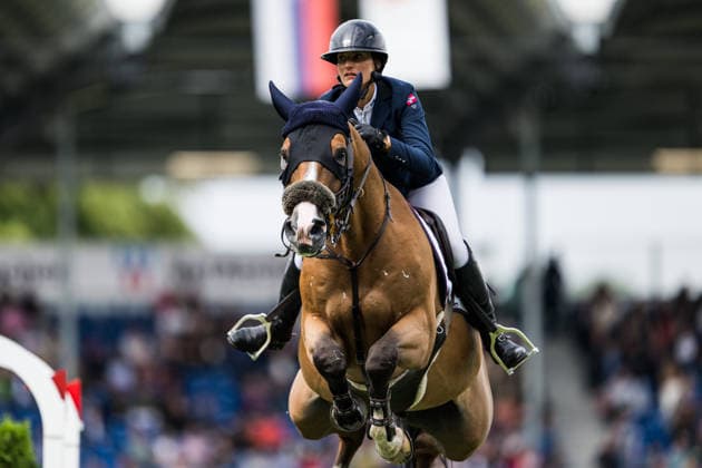 260819 Cecilie Hatteland of Norway with horse Que Pasa compete in the team and individual jumping qualifier round one during day 9 of the 2026 FEI World Championships on August 19, 2026 in Aachen. Photo: Emma Wallskog BILDBYRAN kod EW EW0689 ridsport equestrian rid-vm 2026 2026 fei world championships bbeng ridsport-vm hoppning jumping norge *** August 19, 2026: Cecilie Hatteland of Norway, riding Que Pasa, competes in the first round of the team and individual show jumping qualifiers on Day 9 of the 2026 FEI World Championships, 2026 in Aachen. Photo by Emma Wallskog, BILDBYRAN, code EW EW0689, equestrian sports, 2026 FEI World Championships, 2026 FEI World Championships, BBENG, equestrian sports, World Championships, show jumping, Norway  Copyright: EMMAxWALLSKOG BB260819EW063