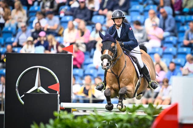 AACHEN, GERMANY 20260819 Cecilie Hatteland, Norway, on the horse Que Pasa JW - LVM at Wednesday s show jumping, team competition, during the Equestrian World Championships in Aachen. *** The image is included in the SPORTS PACKAGE. For others PAID IMAGE ** AACHEN GERMANY x10050x *** AACHEN, GERMANY 20260819 Cecilie Hatteland of Norway, riding Que Pasa JW LVM, during Wednesday’s show jumping team competition at the World Equestrian Games in Aachen *** The image is included in the SPORTS PACKAGE. For others: PAID IMAGE ** AACHEN, GERMANY x10050x  Copyright: xPontusxLundahl TTx EQUESTRIAN WORLD CHAMPIONSHIP 2026