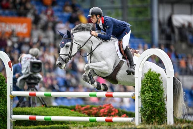 AACHEN, GERMANY 20260819 Scott Brash, Great Britain, on the horse Hello Mango at Wednesday s show jumping, team competition, during the Equestrian World Championships in Aachen. *** The image is included in the SPORTS PACKAGE. For others PAID IMAGE ** AACHEN GERMANY x10050x *** AACHEN, GERMANY 20260819 Scott Brash of Great Britain riding Hello Mango during Wednesday’s show jumping team competition at the World Equestrian Games in Aachen *** The image is included in the SPORTS PACKAGE. For others, PAID IMAGE ** AACHEN, GERMANY x10050x  Copyright: xPontusxLundahl TTx EQUESTRIAN WORLD CHAMPIONSHIP 2026