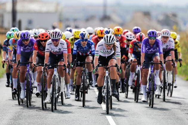 2026 Lloyds Tour of Britain Women Picture by Alex Whitehead SWpix.com - 19 08 2026 - Cycling - UCI Women s World Tour - 2026 Lloyds Tour of Britain Women - Stage 1: Cockermouth to Cockermouth (158.9km) - Lara Gillespie (UAE Team L Imad) Liverpool England Copyright: x xSWpix.comx(t axPhotographyxHubxLtd)xAlexxWhitehead SWpix.comx SWP-3030-18120