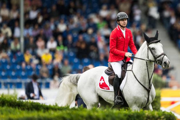 260819 Jason Smith of Switzerland with horse Picobello van t Roosakker compete in the team and individual jumping qualifier round one during day 9 of the 2026 FEI World Championships on August 19, 2026 in Aachen. Photo: Emma Wallskog BILDBYRAN kod EW EW0689 ridsport equestrian rid-vm 2026 2026 fei world championships bbeng ridsport-vm hoppning jumping *** August 19, 2026: Jason Smith of Switzerland, riding Picobello van t Roosakker, competes in the first round of the team and individual show jumping qualifiers on day 9 of the 2026 FEI World Championships, 2026 in Aachen. Photo by Emma Wallskog. BILDBYRAN code EW EW0689 equestrian sports 2026 World Championships 2026 FEI World Championships bbeng equestrian sports World Championships show jumping  Copyright: EMMAxWALLSKOG BB260819EW078