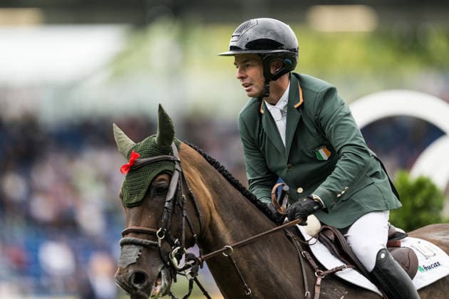 260819 Cian O™Connor of Ireland with horse Chatolinue compete in the team and individual jumping qualifier round one during day 9 of the 2026 FEI World Championships on August 19, 2026 in Aachen. Photo: Emma Wallskog BILDBYRAN kod EW EW0689 ridsport equestrian rid-vm 2026 2026 fei world championships bbeng ridsport-vm hoppning jumping *** August 19, 2026: Cian O’Connor of Ireland, riding Chatolinue, competes in the first round of the team and individual jumping qualifiers on Day 9 of the 2026 FEI World Championships on August 19, 2026 in Aachen. Photo by Emma Wallskog. BILDBYRAN code EW EW0689 equestrian sports 2026 World Championships 2026 FEI World Championships BBENG equestrian sports World Championships show jumping  Copyright: EMMAxWALLSKOG BB260819EW092