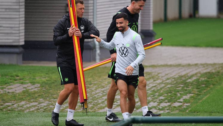 VfL Training Wolfsburg, 19.08.2026, Fußball, Herren, Saison 2026 2027, 2. BL, VfL Wolfsburg, Training. Mohammed Amoura (VfL Wolfsburg) Niedersachsen Deutschland *** VfL Wolfsburg Training, August 19, 2026, Soccer, Men s, 2026–2027 Season, 2. Bundesliga, VfL Wolfsburg, Mohammed Amoura Training, VfL Wolfsburg, Lower Saxony, Germany