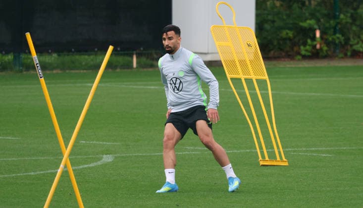 VfL Training Wolfsburg, 19.08.2026, Fußball, Herren, Saison 2026 2027, 2. BL, VfL Wolfsburg, Training. Mohammed Amoura (VfL Wolfsburg) Niedersachsen Deutschland *** VfL Wolfsburg Training, August 19, 2026, Soccer, Men s, 2026–2027 Season, 2. Bundesliga, VfL Wolfsburg, Training: Mohammed Amoura, VfL Wolfsburg, Lower Saxony, Germany
