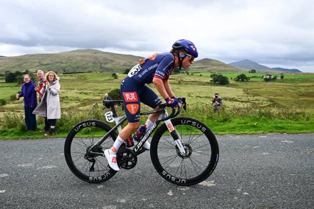 2026 Lloyds Tour of Britain Women Picture by Olly Hassell SWpix.com - 19 08 2026 - Cycling - UCI Women s World Tour - 2026 Lloyds Tour of Britain Women - Stage 1: Cockermouth to Cockermouth (158.9km) - Audrey De Keersmaeker (Team Picnic PostNL) Liverpool England Copyright: x xSWpix.comx(t axPhotographyxHubxLtd)xOllyxHassell SWpix.comx SWP-3030-18146