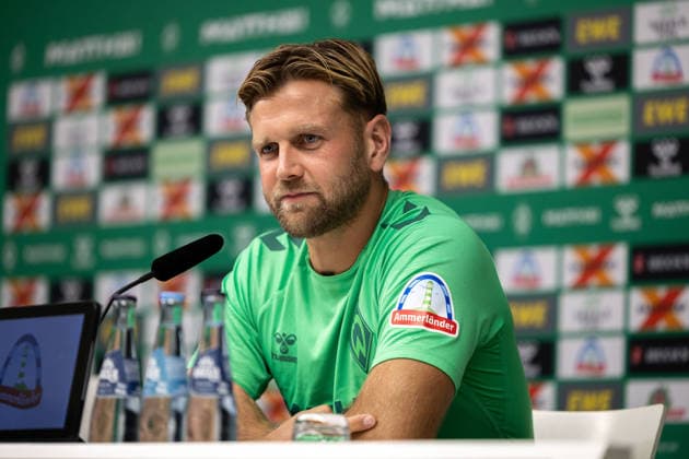 19.08.2026, GER, Fußball, Herren, 1. Bundesliga, Saison 2026 2027, Spielervorstellung, SV Werder Bremen Niclas Füllkrug ( Werder Bremen, 10) wird im Rahmen einer Pressekonferenz vorgestellt, Bremen Weserstadion Bremen Deutschland *** August 19, 2026, GER, Soccer, Men s, 1. Bundesliga, 2026–2027 Season, Player Introduction, SV Werder Bremen s Niclas Füllkrug, No. 10, is introduced at a press conference at the Weserstadion in Bremen, Germany Copyright: xNordphotox xMaasx