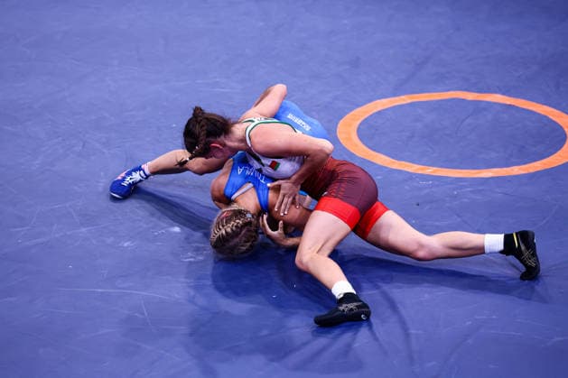 U20 World Championships 55kg WW - Valeryia Mikitsich (BLR) df. Amelia Zofia Tomala (POL) *** U20 World Championships, 55 kg Open Weight: Valeryia Mikitsich (BLR) defeated Amelia Zofia Tomala (POL) Copyright: xKadirxCaliskanx 776545139