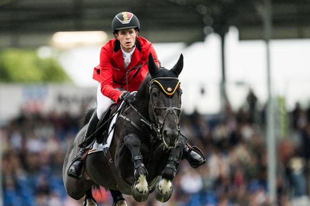 260819 Thibeau Spits of Belgium with horse Impress-K van t Kattenheye compete in the team and individual jumping qualifier round one during day 9 of the 2026 FEI World Championships on August 19, 2026 in Aachen. Photo: Emma Wallskog BILDBYRAN kod EW EW0689 ridsport equestrian rid-vm 2026 2026 fei world championships bbeng ridsport-vm hoppning jumping *** August 19, 2026: Thibeau Spits of Belgium, riding Impress K van t Kattenheye, competes in the first round of the team and individual show jumping qualifiers on Day 9 of the 2026 FEI World Championships on August 19, 2026 in Aachen. Photo by Emma Wallskog. BILDBYRAN code EW EW0689. equestrian sports, 2026 World Championships, 2026 FEI World Championships, BBENG, equestrian sports, World Championships, show jumping  Copyright: EMMAxWALLSKOG BB260819EW103