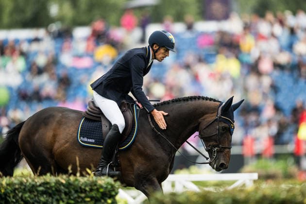 260819 Henrik von Eckermann of Sweden with horse Minute Man compete in the team and individual jumping qualifier round one during day 9 of the 2026 FEI World Championships on August 19, 2026 in Aachen. Photo: Emma Wallskog BILDBYRAN kod EW EW0689 ridsport equestrian rid-vm 2026 2026 fei world championships bbeng ridsport-vm hoppning jumping sverige *** August 19, 2026: Henrik von Eckermann of Sweden, riding Minute Man, competes in the first round of the team and individual show jumping qualifiers on Day 9 of the 2026 FEI World Championships in Aachen. 2026 in Aachen. Photo: Emma Wallskog, BILDBYRAN, code EW EW0689. equestrian sports, 2026 World Championships, 2026 FEI World Championships, BBENG, equestrian sports, World Championships, show jumping, Sweden  Copyright: EMMAxWALLSKOG BB260819EW120