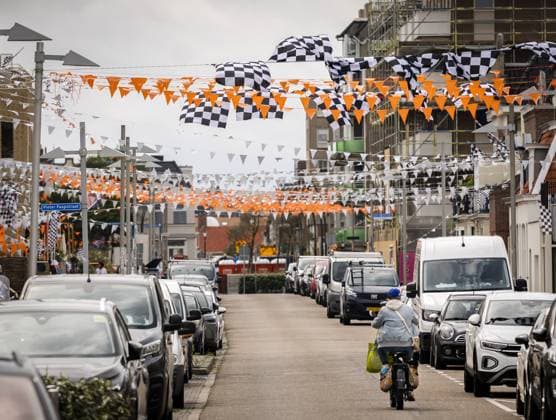 ZANDVOORT - Houses are decorated in the run-up to the Dutch Grand Prix. The Formula 1 circus is descending on the Dutch seaside town once again. REMKO DE WAAL ANP xVIxANPxSportx xxANPxIVx 565818853 originalFilename: 565818853.jpg
